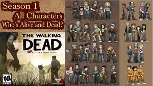 The Walking Dead Game All Characters Season 1 Whos Alive Or Dead