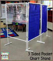 Pocket Chart Stand Diy 3 Sided Pocket Chart Stand Teacher