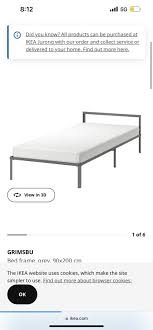 Ikea Bed Frame And Slatted Bed Base