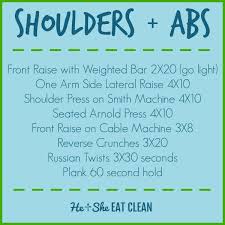 shoulders abs workout