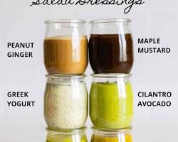 Gambar Salad dressing ingredients