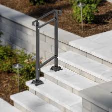 Vevor Outdoor Stair Railing Fit 1 Or 2
