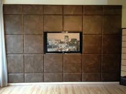 decorative leather wall panel for