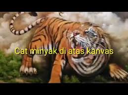 Download now begini nasibnya elang vs leopard macan tutul compilation. Wallpaper Lukisan Singa Macan Youtube