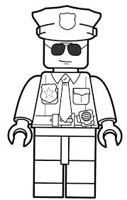Bank coloring pages for kids. Lego Police Coloring Pages Coloring Rocks