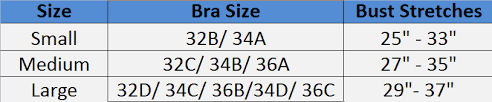 Lovely 34 Bra Size Is Medium Or Large Bibstar