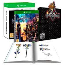 It will also come with three bring arts figures of sora, donald, and goofy in their toy story world garb. Kingdom Hearts Iii Deluxe Edition Xbox One Game Es