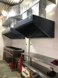 for hotel mild steel comercial kitchen hood