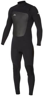 Quiksilver Syncro Wetsuit Mens 4 3 Chest Zip Mens Wetsuit Black