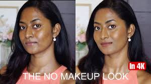 no makeup look using only 4 s