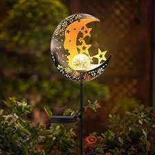 Moon Solar Lights Outdoor Garden Stake