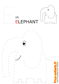 DESSINS A RELIER | Maternelle Jeux points à relier enfants imprimer  gratuitement dessin ELEPHANT gratuit coloriage enfants