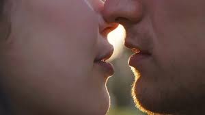 attraction lips kiss at