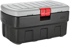 5.0 из 5 звездоч.1 оценка товара. Amazon Com Rubbermaid Actionpacker 35 Gal Lockable Storage Bin Industrial Rugged Storage Container With Lid General Home Storage Containers
