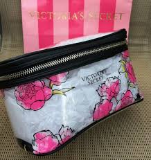cosmetic bag makeup bag case roses