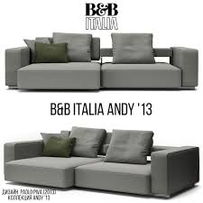 b b italia andy 13 sofa 3d model for