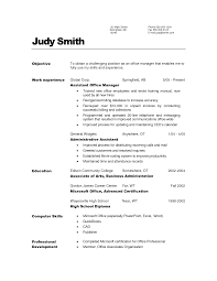 Sample Resume For Office Manager Itemplated Admin Modern     clinicalneuropsychology us