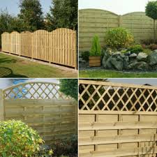 Wooden Garden Fence Panels Treated