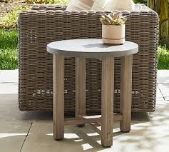 Abbott Outdoor Side Table Brown