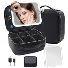 travel makeup bag with large magnetic