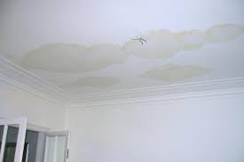 remove water stains on the ceiling