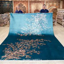 chinese carpet art decor tianjiang silk