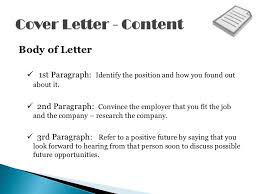 The   Paragraphs That Make a Killer Cover Letter   Paragraph  Career and  College SlideShare