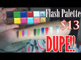 makeup for ever flash palette dupe