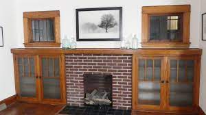 Brick Fireplace Makeover Without