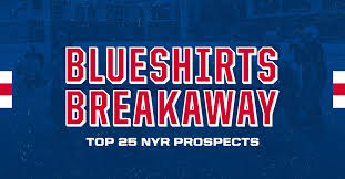 Nyr Prospect Rankings 21 25 Blueshirts Breakaway