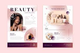 beauty catalogue vectors