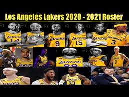 Anthony davis is out for the rest of the game with a left groin strain, per the team. Los Angeles Lakers 2020 2021 Roster Lakeshow Youtube