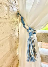 how to make curtain tie backs south