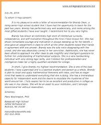 Free Letter Of Recommendation Letter Of Recommendation For Student