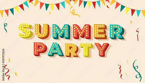 party banner summer poster design