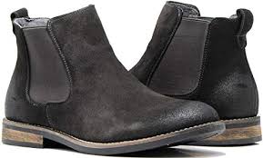 Boots └ men's shoes └ men └ clothes, shoes & accessories all categories antiques art baby books, comics & magazines business, office & industrial cameras & photography cars, motorcycles skip to page navigation. Enzo Romeo Bl01 Men S Chelsea Boots Dress Fashion Slip On Suede Leather Ankle Boots 8 5 D M Us Dark Grey Frenzystyle