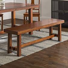 Signature design by ashley tyler creek counter height dining room bench, antique black. Table Benches Amazon Com