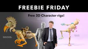 free free 3d characters fully rigged