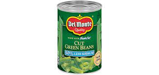 canned cut green beans low sodium