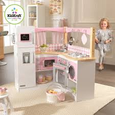 The gourmet kitchen starter play set from hape provides children everything they need to start cooking up tasty dishes. Kidkraft Grand Gourmet Corner Kitchen Kids Play Kitchen Play Kitchen Sets Toy Kitchen