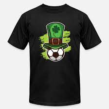 Soccer Shamrock Play Sport St Patrick S Day Irish Tshirt Irish  gambar png