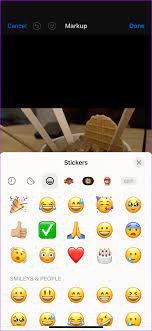 add stickers to photos on iphone in ios