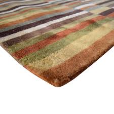ethan allen multi colored striped rug