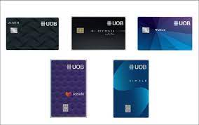 uob unveils designs of new credit cards