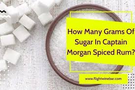 sugar in captain morgan ed rum