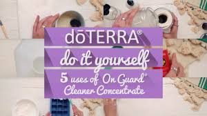 how to use doterra on guard cleaner
