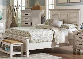 Farmhouse Style Queen Panel Bed Frame