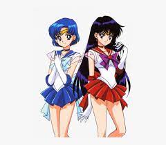 Sailor Mars And Sailor Mercury, HD Png Download , Transparent Png Image -  PNGitem