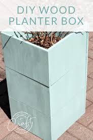 Use diy planter box to plant your flowers and make your yard or porch be a second glance. Diy An Inexpensive Tall Planter Box From One Plywood Sheet The Crazy Craft Lady