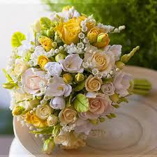 Maybe you would like to learn more about one of these? Yellow Rose Bridal Bouquet Handmade With Love Oriflowers